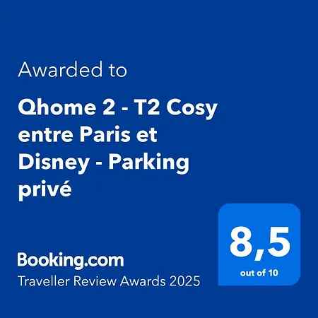 Qhome 2 - T2 Cosy Entre Paris Et - Parking Prive * Villiers-sur-Marne